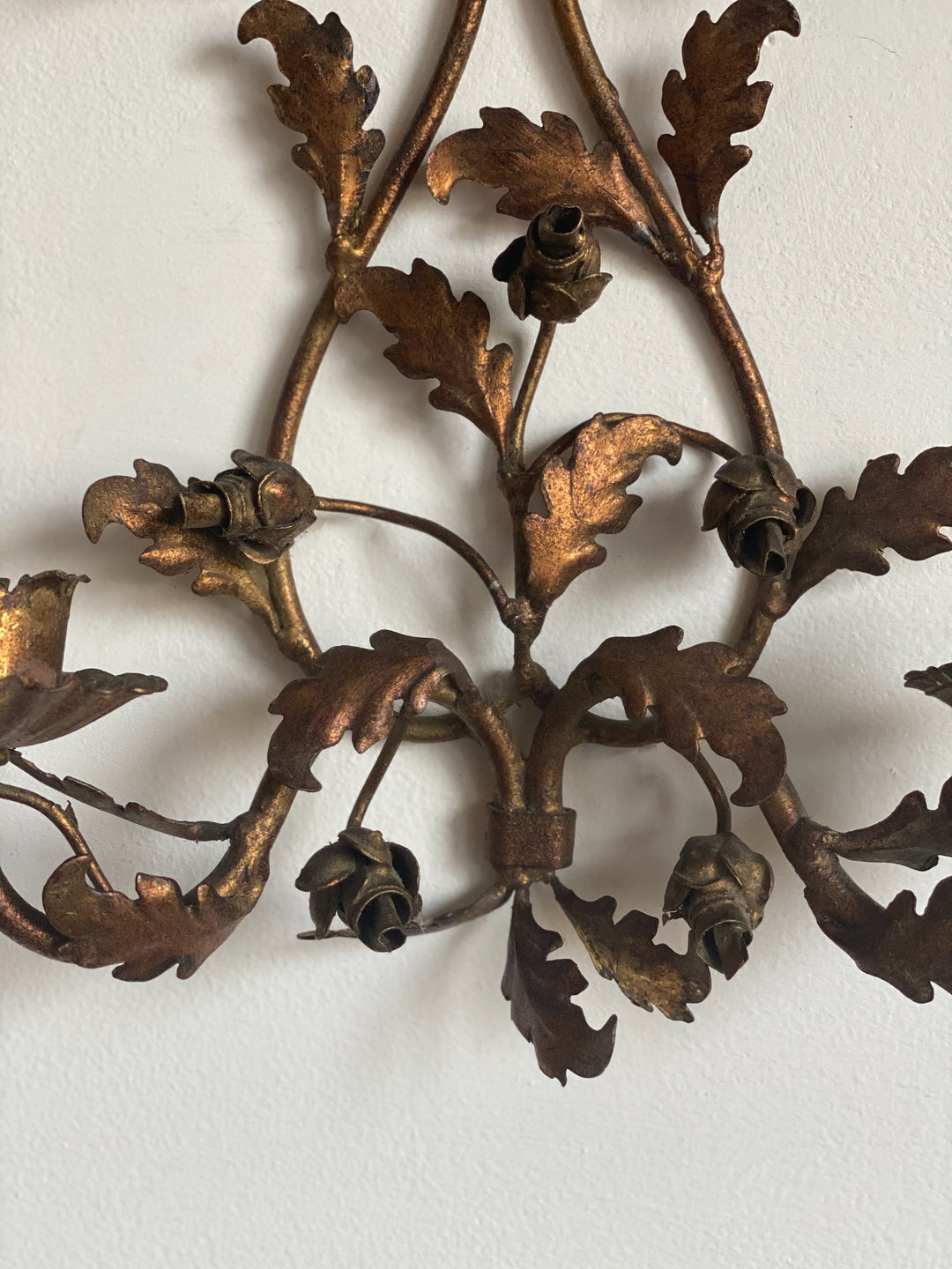 vintage Italian wrought iron sconce