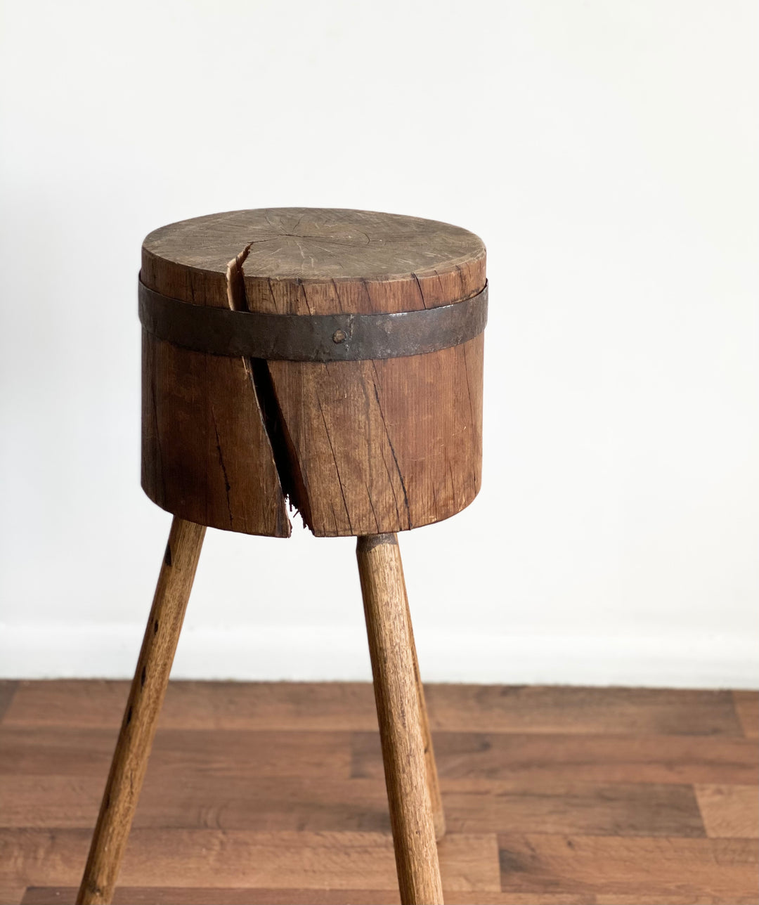 antique butcher block