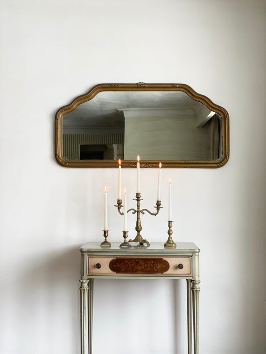 vintage gold piano mirror