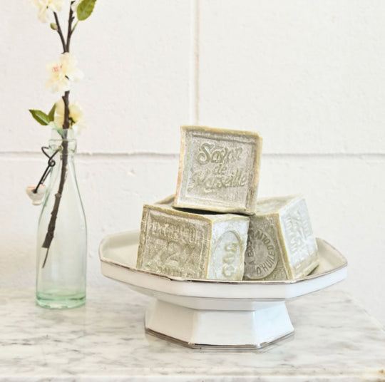 vintage limoges porcelain cake pedestal