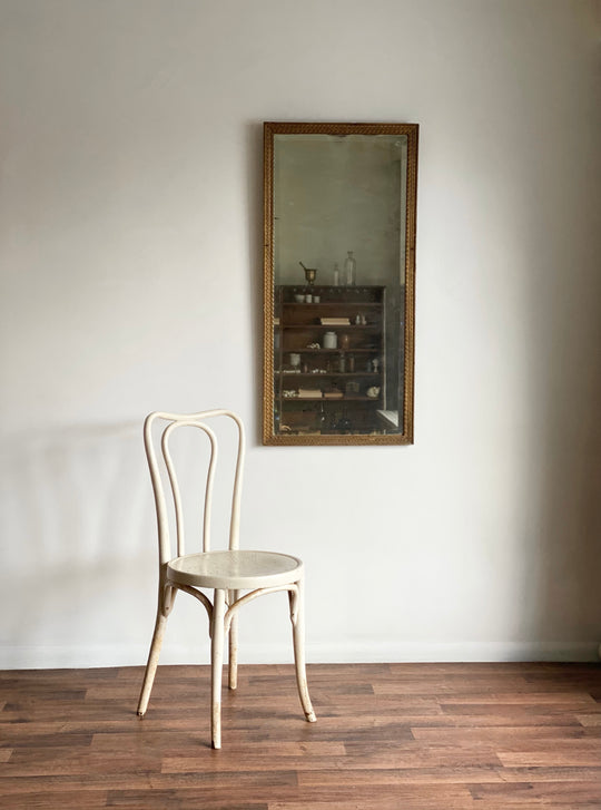 antique beveled gold mirror