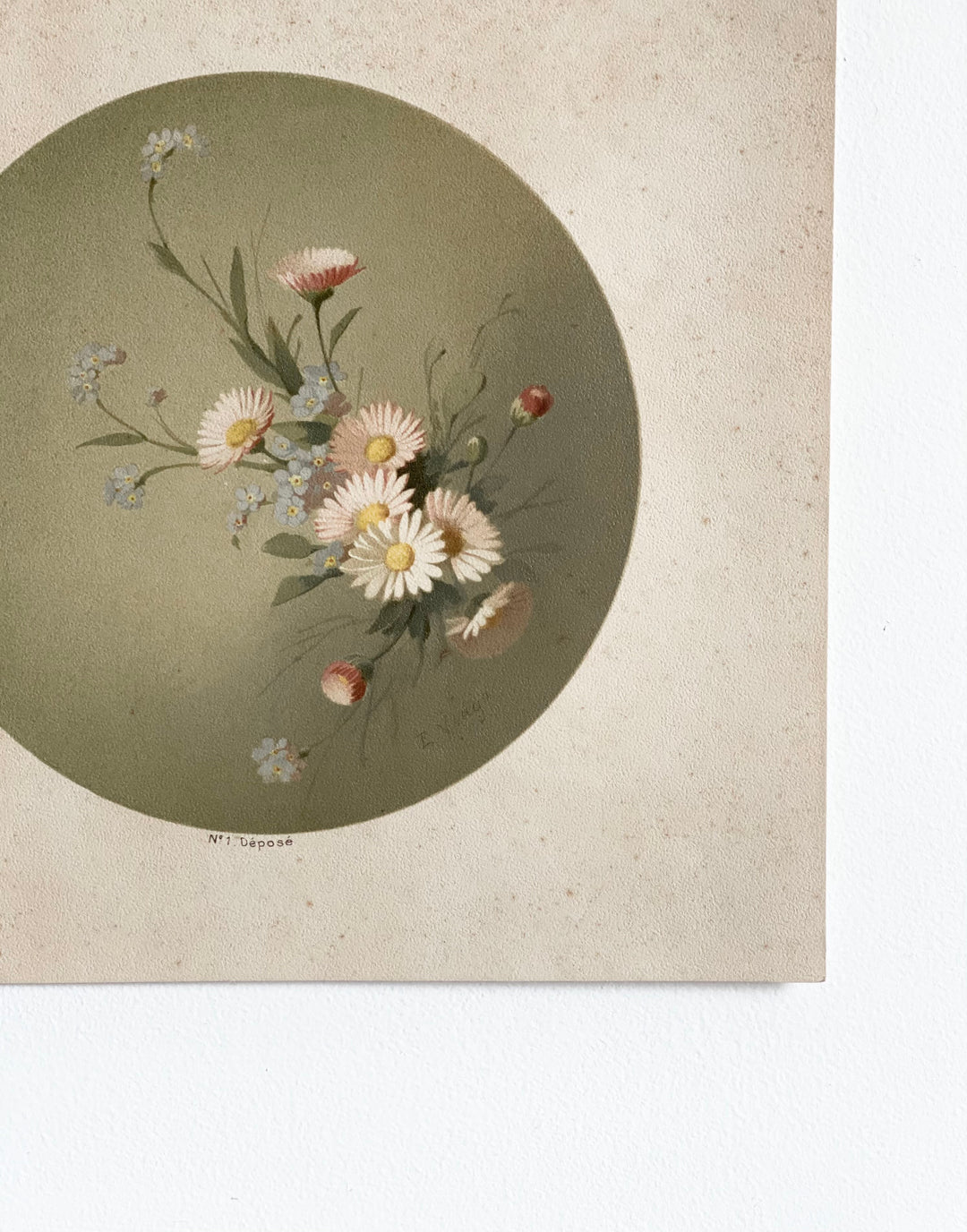 antique e. vouga chromolithograph pair