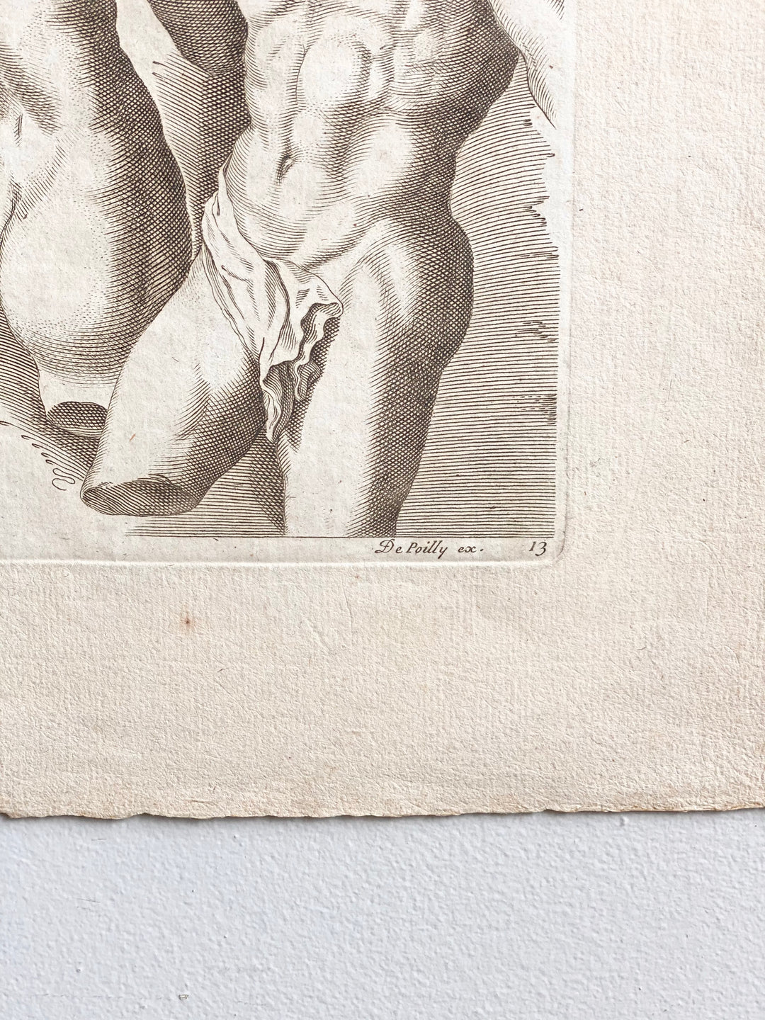 antique engraving, “Dieux grecs”