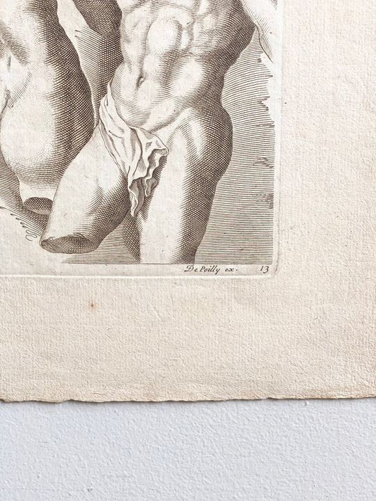 antique engraving, “Dieux grecs”