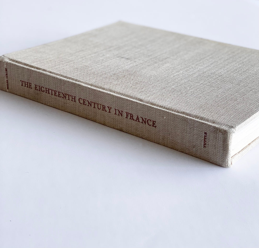 vintage reference book, “The eighteenth century in france”