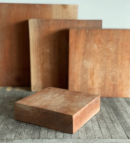 vintage solid mahogany cutting boards