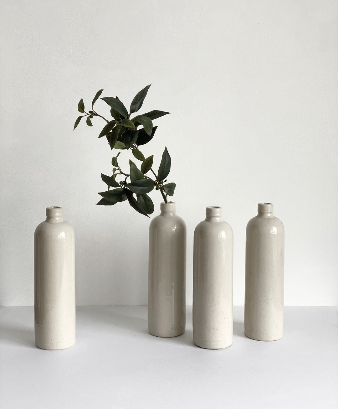vintage French stoneware bottle