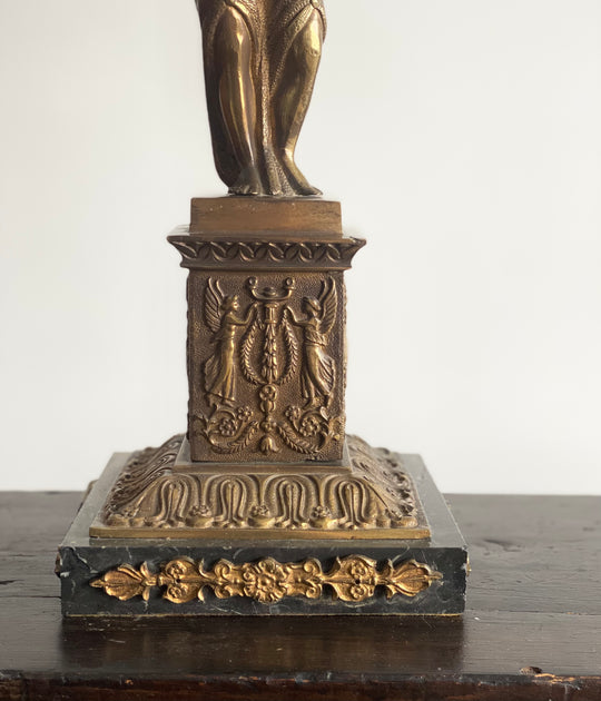 19th century French candelabra lamps
