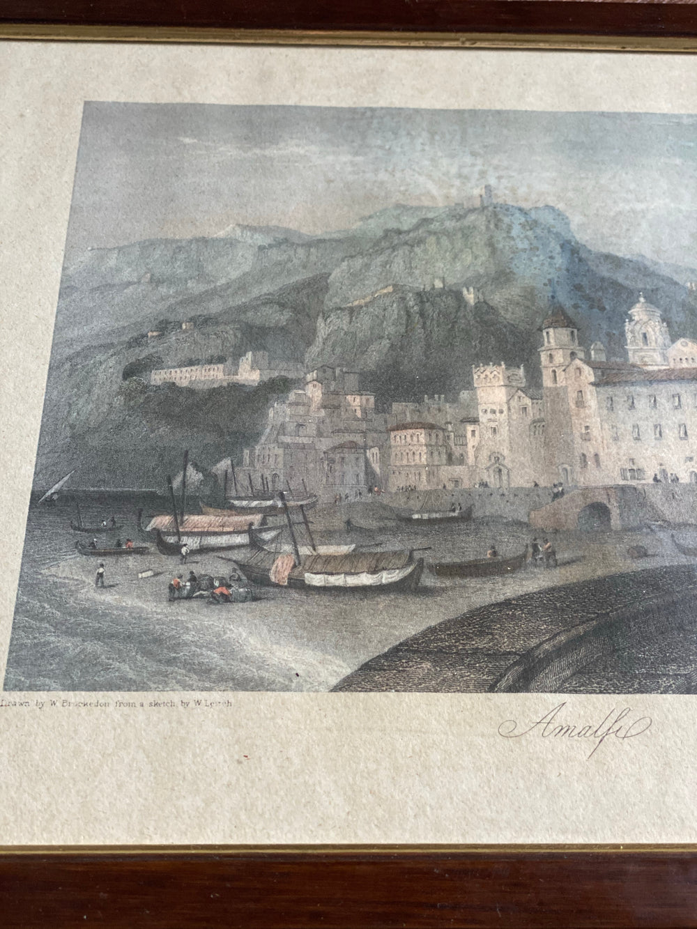 vintage print, “Almafi”
