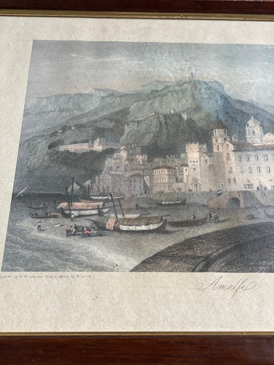vintage print, “Almafi”