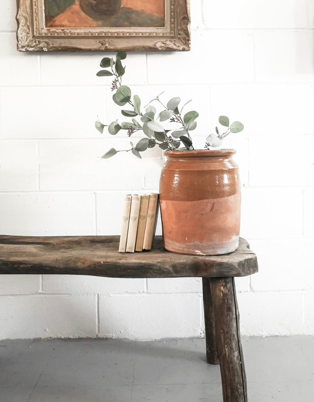 vintage French terracotta vessel