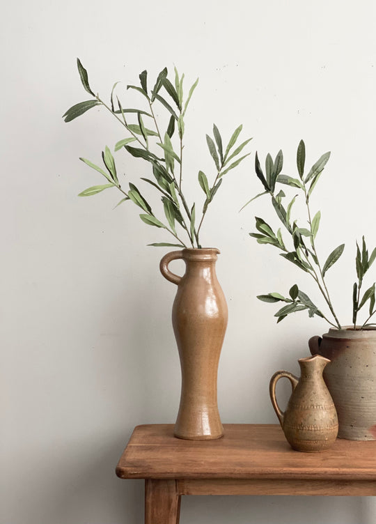 vintage french slender studio pottery