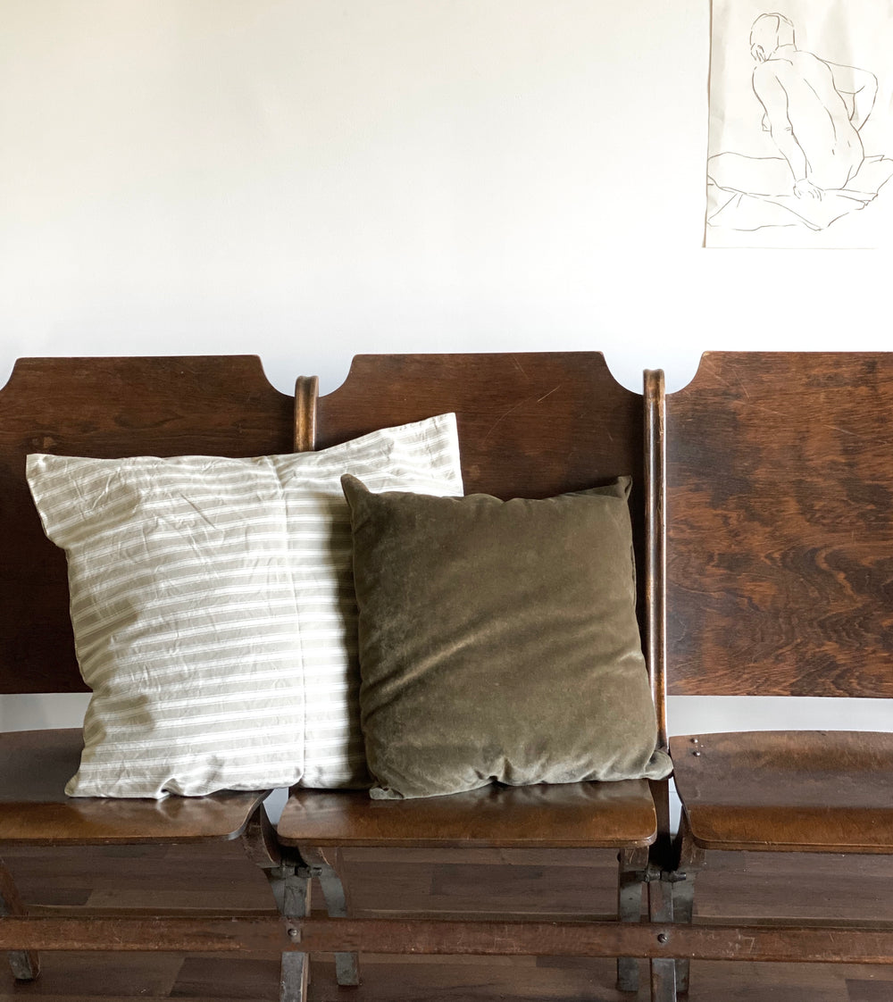 vintage velvet pillows