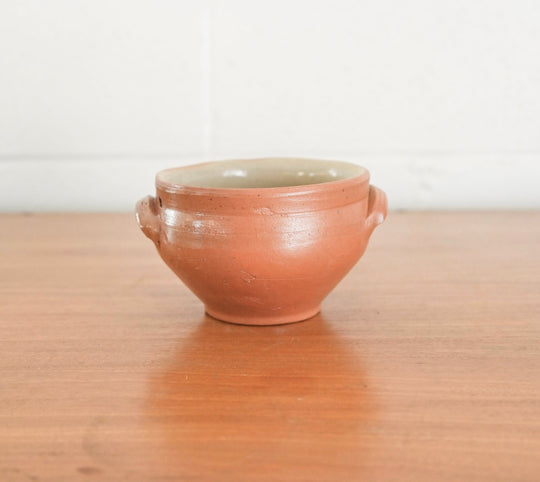 vintage french stoneware bowl, small