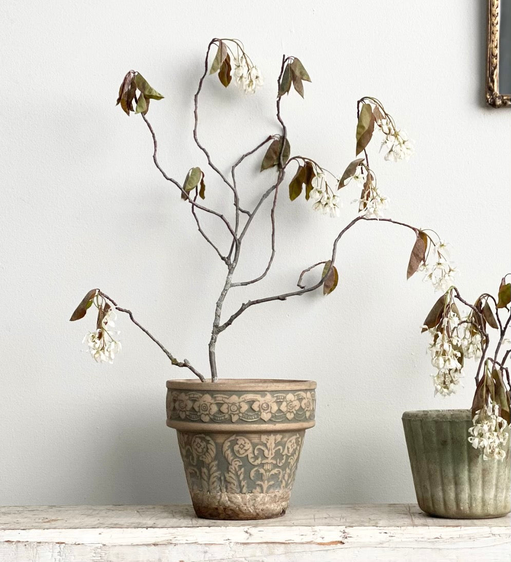 vintage stone planter II