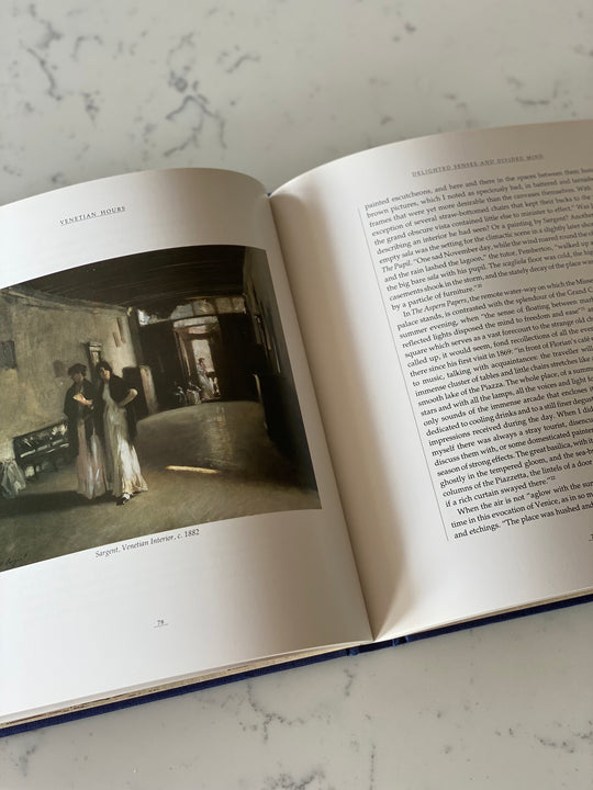 vintage reference book, “Venetian hours”