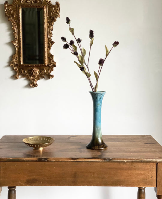 antique Austrian hand painted vase