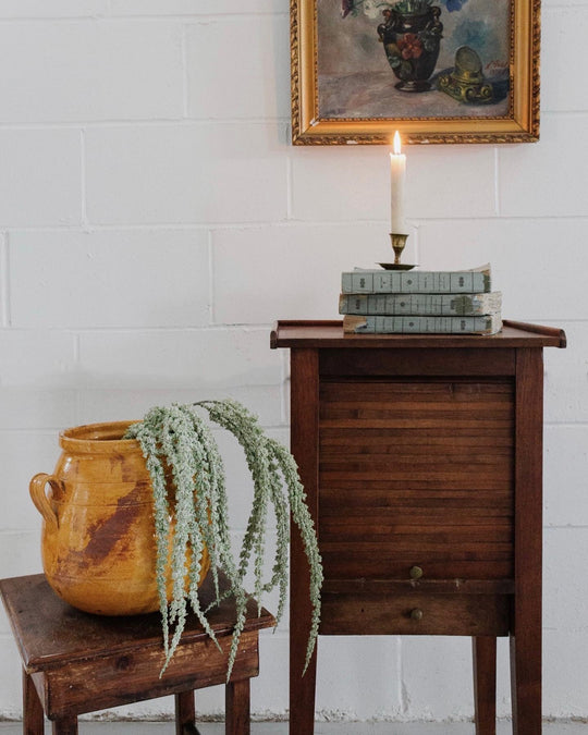 19th century french walnut chevet