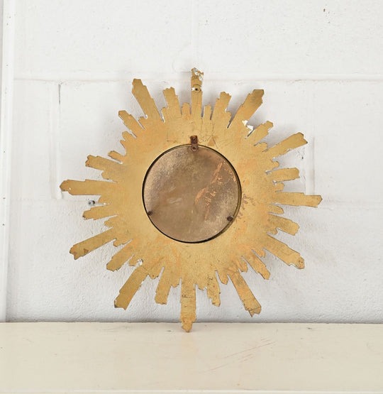 vintage french sunburst miroir sorcière