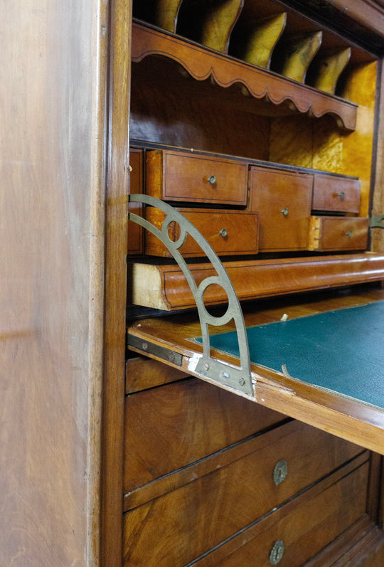 19th century walnut Louis Philippe secretary