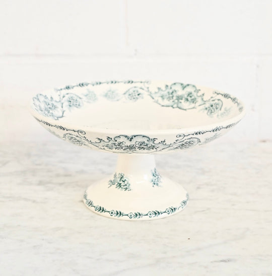 Vintage french St Amand transferware "compotier"