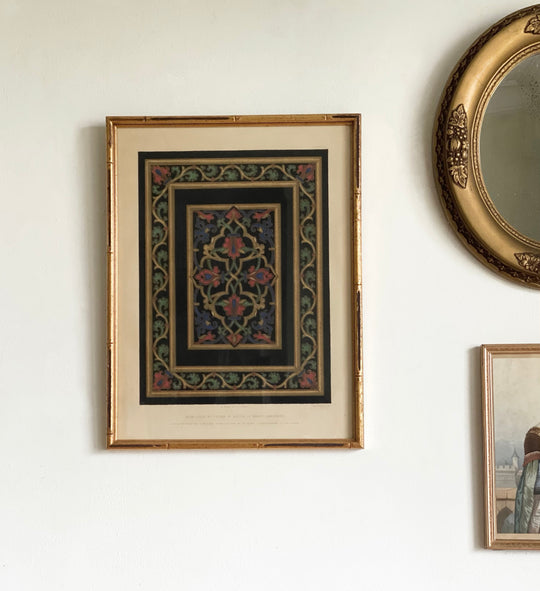 antique chromolithograph, “book cover by French of Bolton-le-moors, Lancashire”