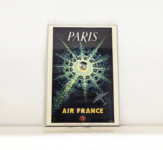 air france "paris" publicity poster