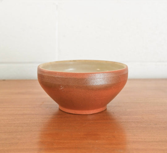 vintage french stoneware bowl, small