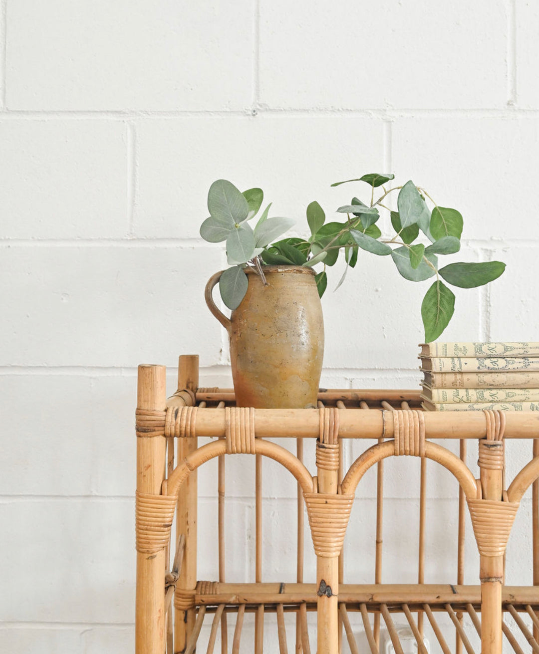 vintage French stoneware vessel