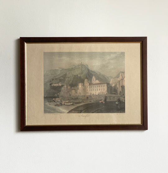vintage print, “Almafi”