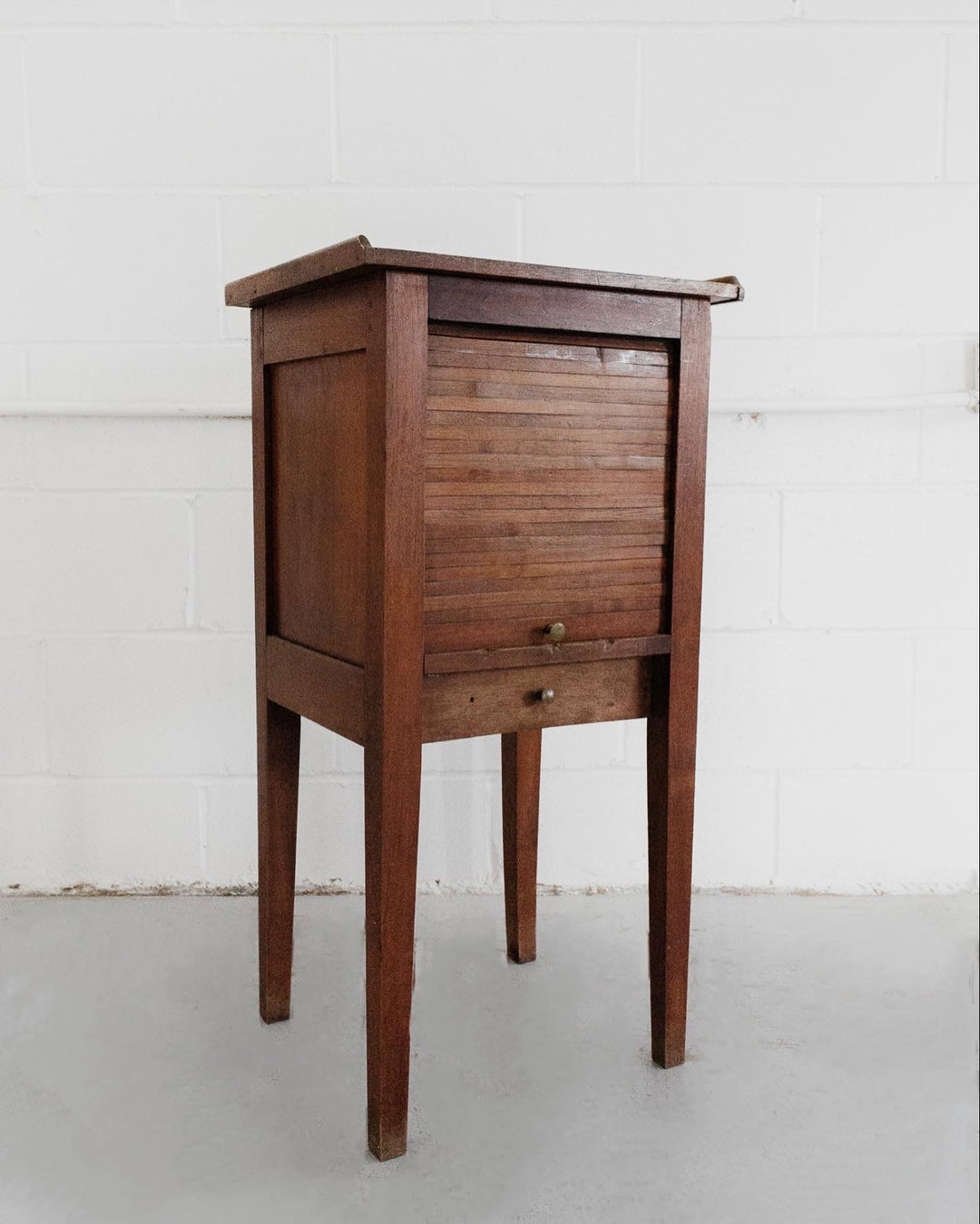 19th century french walnut chevet