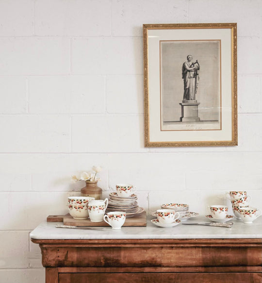 antique engraving "erato"