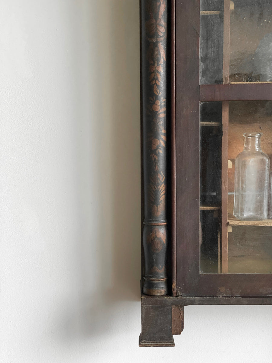 antique wall mounted apothecary Joliette