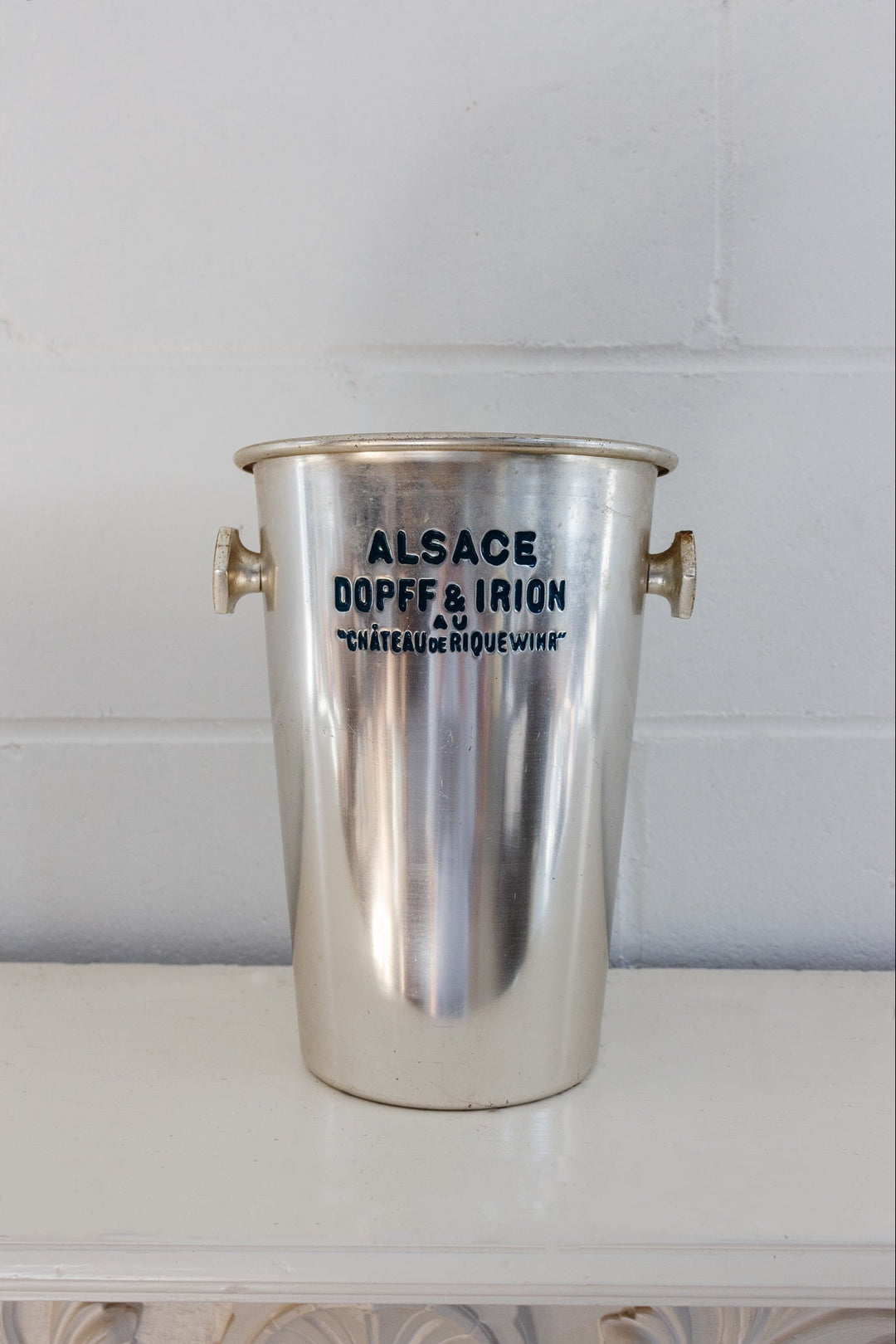 rare 1950s french Alsace stamped champagne bucket