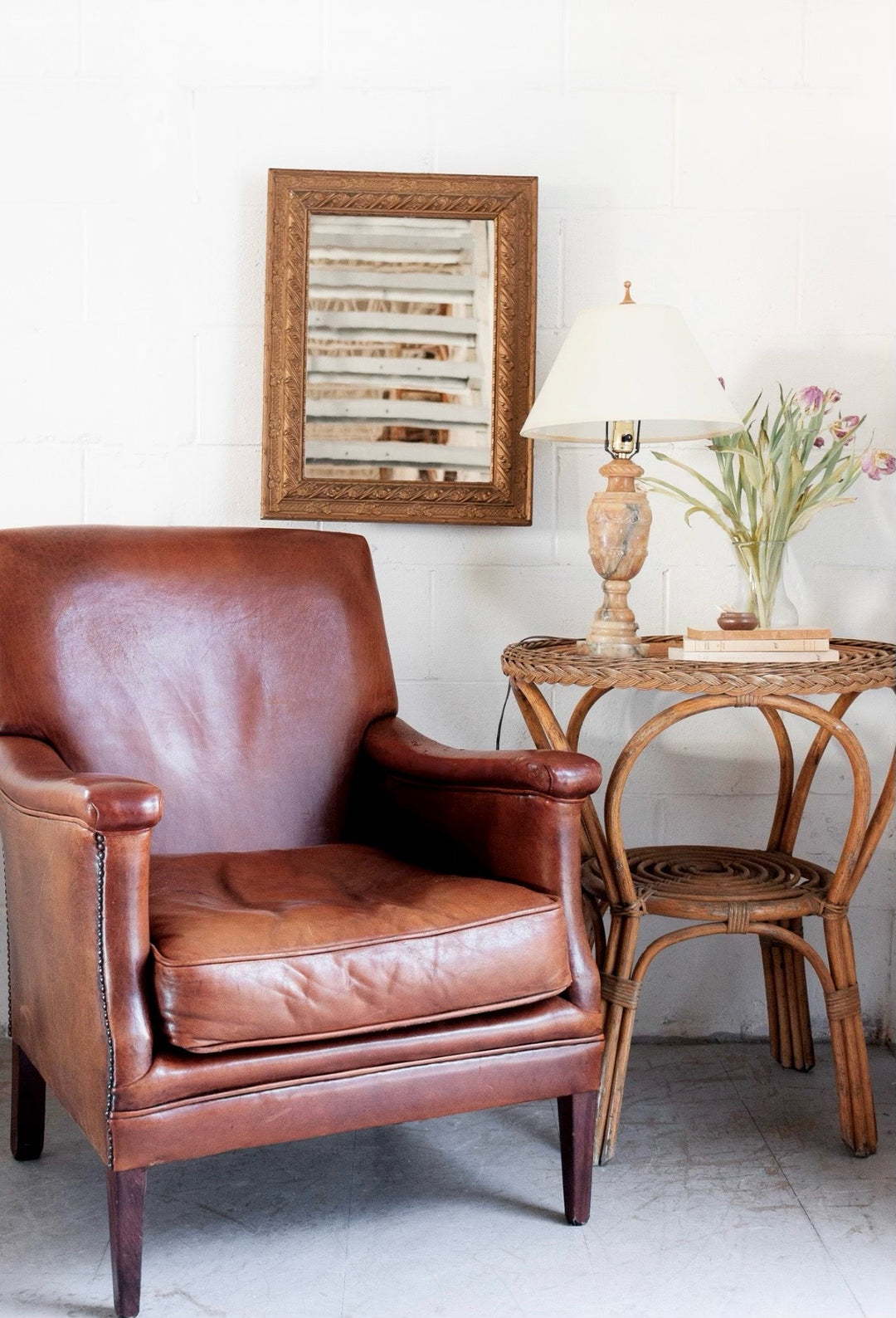 1980s Dutch sheepskin leather club chair