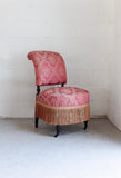 rare turn of the century French Napoleon III salon chair