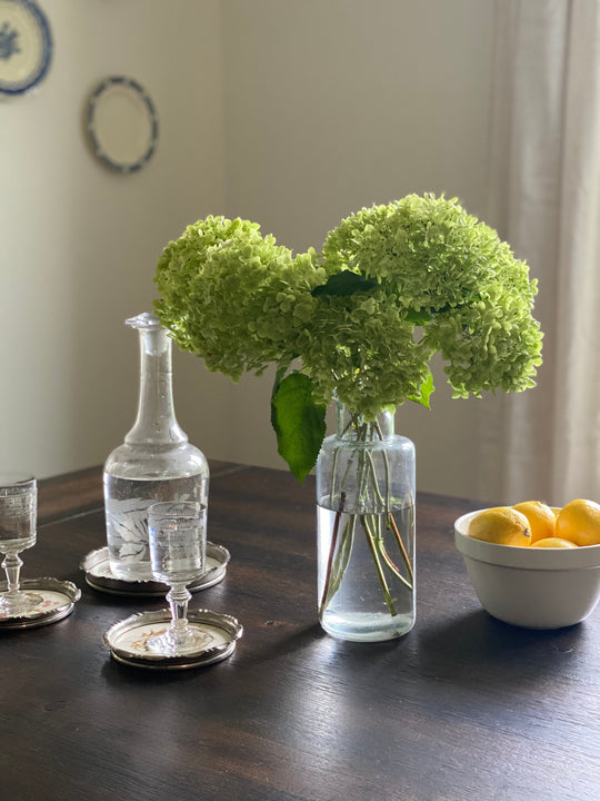 1920s French glass apothecary jar