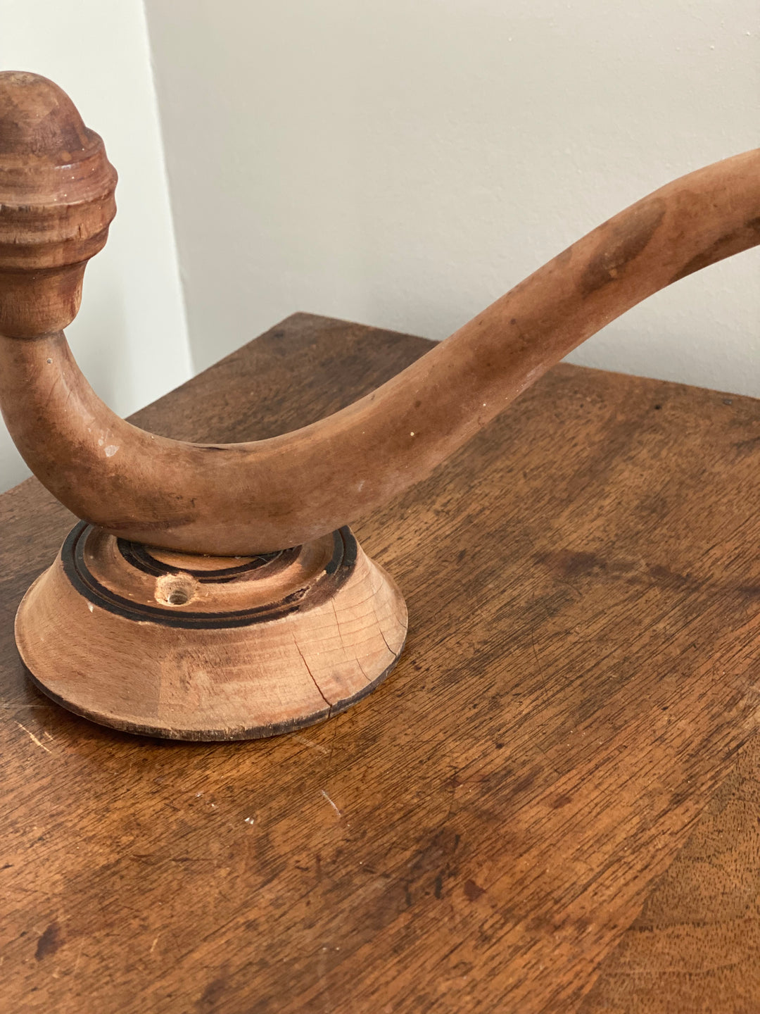 rare 1930s French style carved wood bistro coat hook Joliette