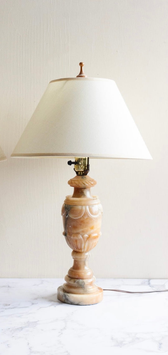 midcentury Italian alabaster lamp
