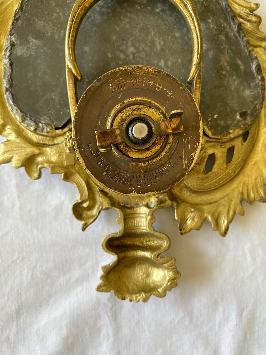 rare 19th century English mirrored mantel clock – Joliette