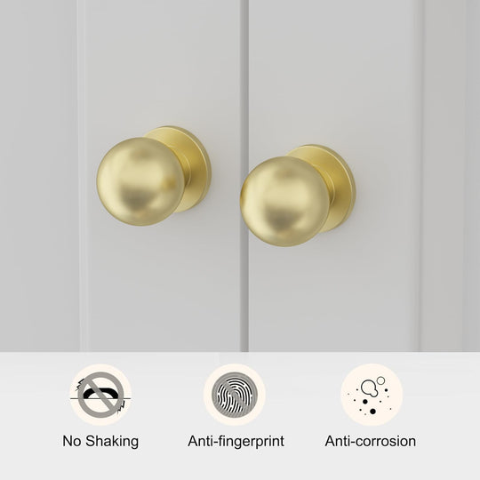goldenwarm 10 Pack Antique Bronze Cabinet Knobs Antique Brass Knobs for Dresser Drawers Gold Kitchen Cabinet Knobs Vintage Dresser Handles and Knobs Zinc Alloy Single Hole Kitchen Cabinet Hardware