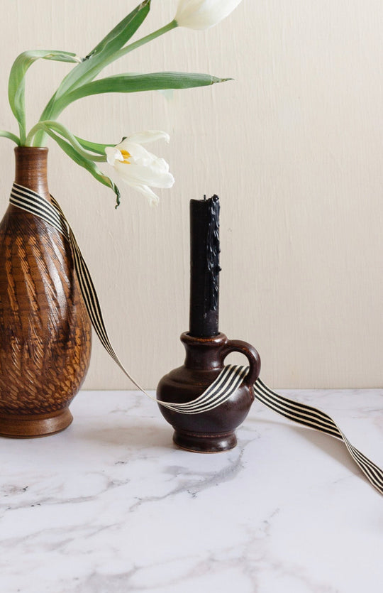 vintage German brown petite pitcher