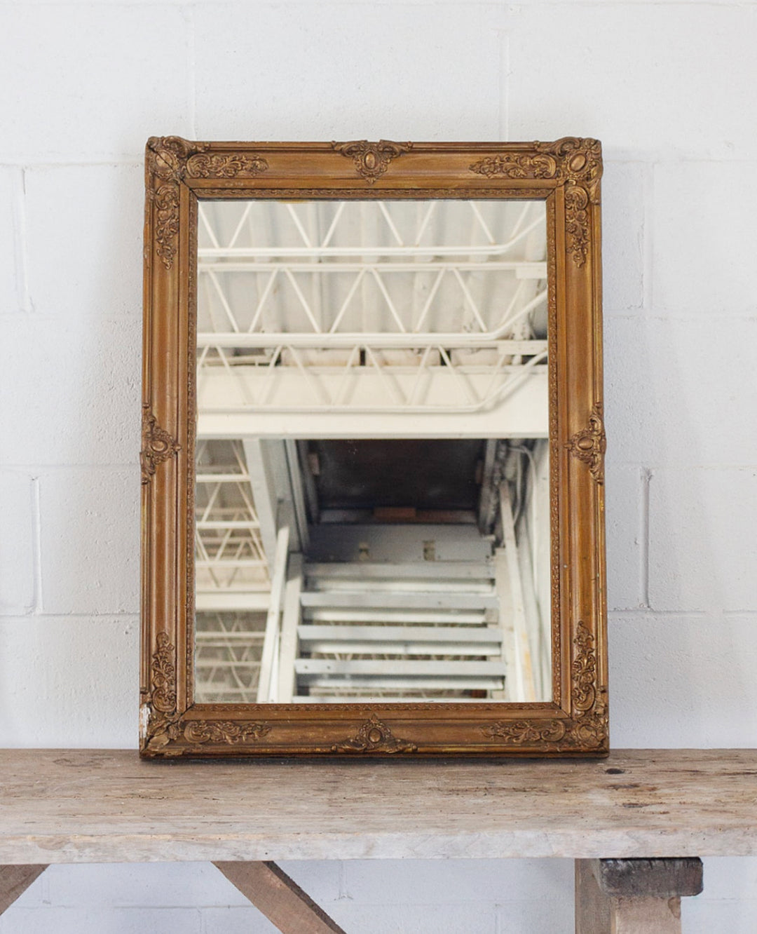 19th century French Napoleon gilt mirror