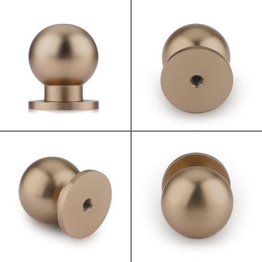 goldenwarm 10 Pack Antique Bronze Cabinet Knobs Antique Brass Knobs for Dresser Drawers Gold Kitchen Cabinet Knobs Vintage Dresser Handles and Knobs Zinc Alloy Single Hole Kitchen Cabinet Hardware