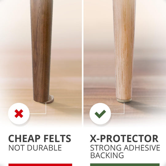 Felt Furniture Pads X-PROTECTOR 235 PCS Premium Furniture Pads - Felt Pads Furniture Feet Best Wood Floor Protectors - Protect Your Hardwood & Laminate Flooring!