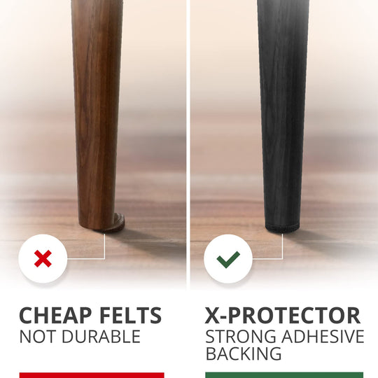 Felt Furniture Pads X-PROTECTOR 235 PCS Premium Furniture Pads - Felt Pads Furniture Feet Best Wood Floor Protectors - Protect Your Hardwood & Laminate Flooring!