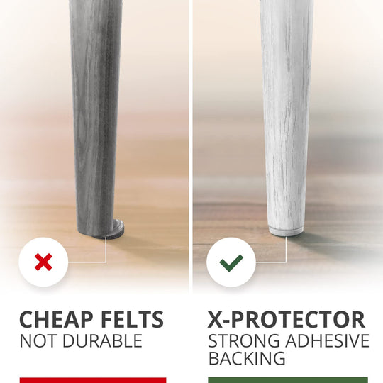Felt Furniture Pads X-PROTECTOR 235 PCS Premium Furniture Pads - Felt Pads Furniture Feet Best Wood Floor Protectors - Protect Your Hardwood & Laminate Flooring!