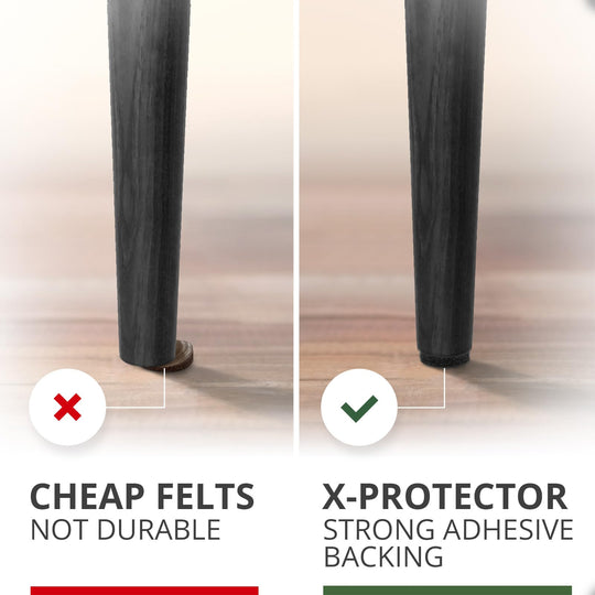 Felt Furniture Pads X-PROTECTOR 235 PCS Premium Furniture Pads - Felt Pads Furniture Feet Best Wood Floor Protectors - Protect Your Hardwood & Laminate Flooring!