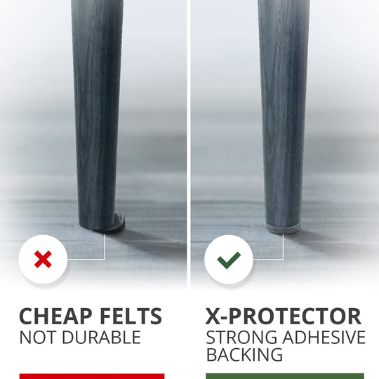 Felt Furniture Pads X-PROTECTOR 235 PCS Premium Furniture Pads - Felt Pads Furniture Feet Best Wood Floor Protectors - Protect Your Hardwood & Laminate Flooring!