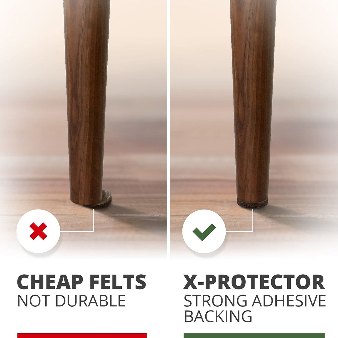 Felt Furniture Pads X-PROTECTOR 235 PCS Premium Furniture Pads - Felt Pads Furniture Feet Best Wood Floor Protectors - Protect Your Hardwood & Laminate Flooring!